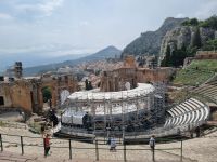 Insel Sizilien - Taormina (Antikes Theater)