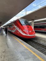 Mit dem Schnellzug Frecciarossa von Florenz nach Venedig