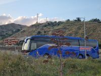 Insel Sizilien - unser Reisebus...