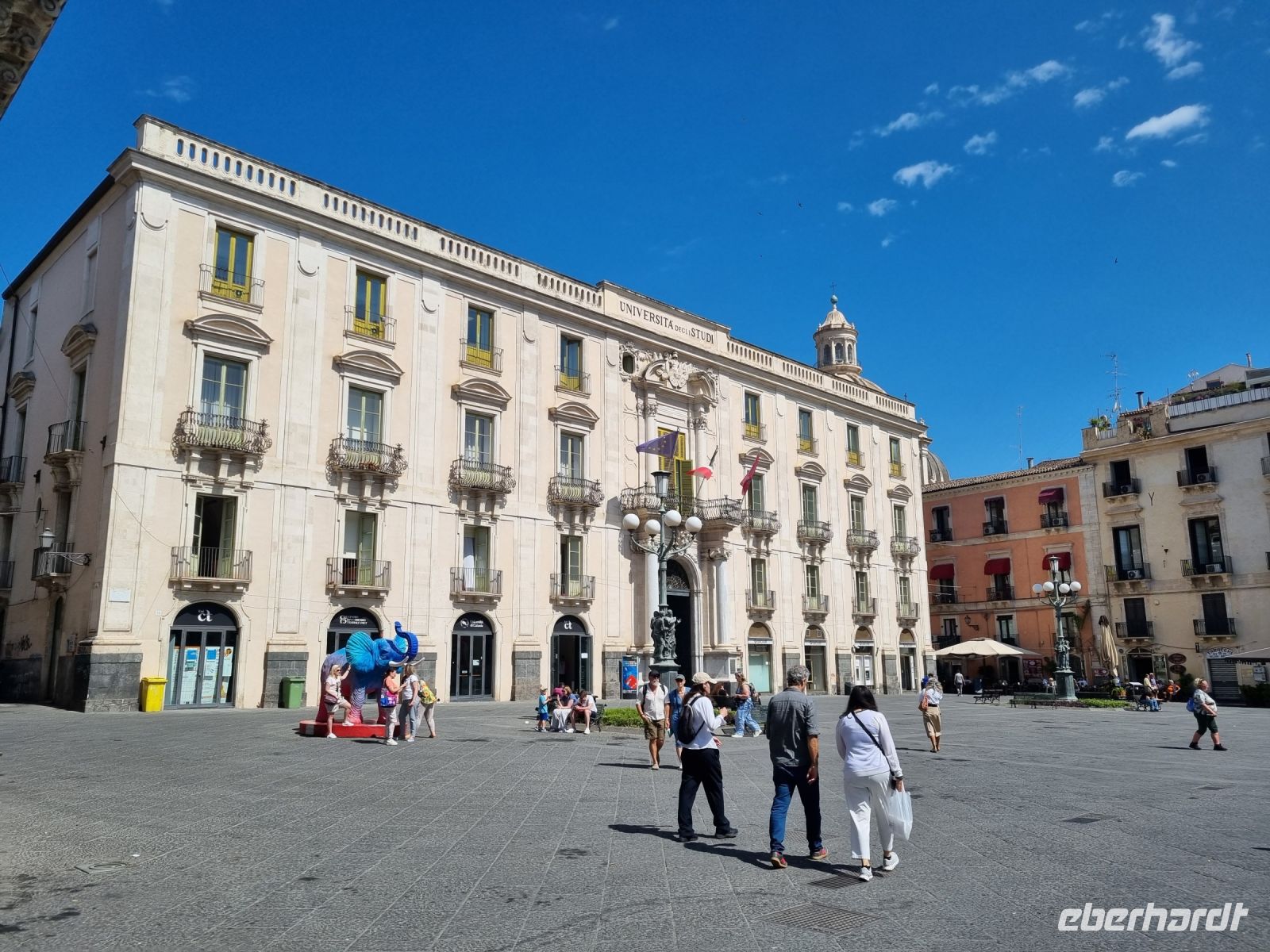 Insel Sizilien - Catania (Universitätsplatz - Palazzo San Giuliano)