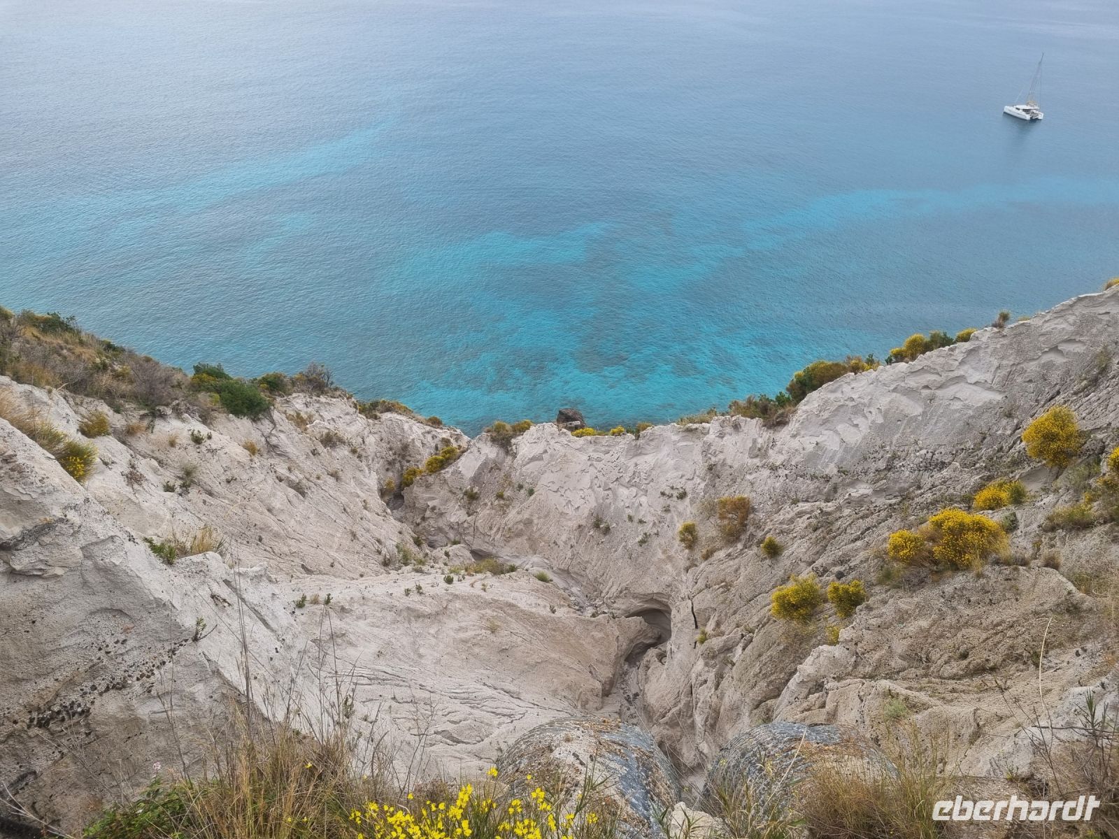 Insel Lipari - Bimssteinschlucht
