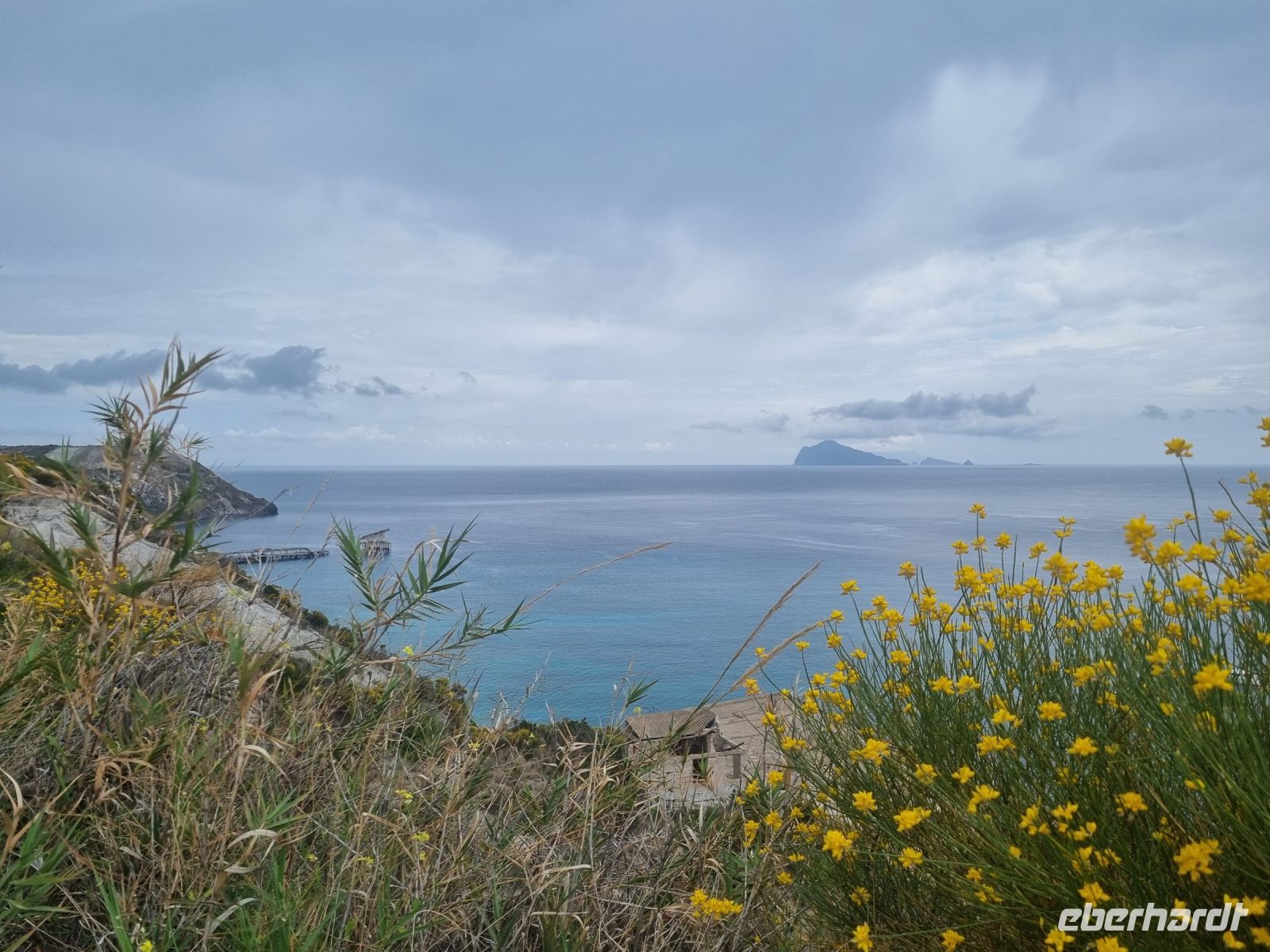 Insel Lipari - Bimssteinschlucht 