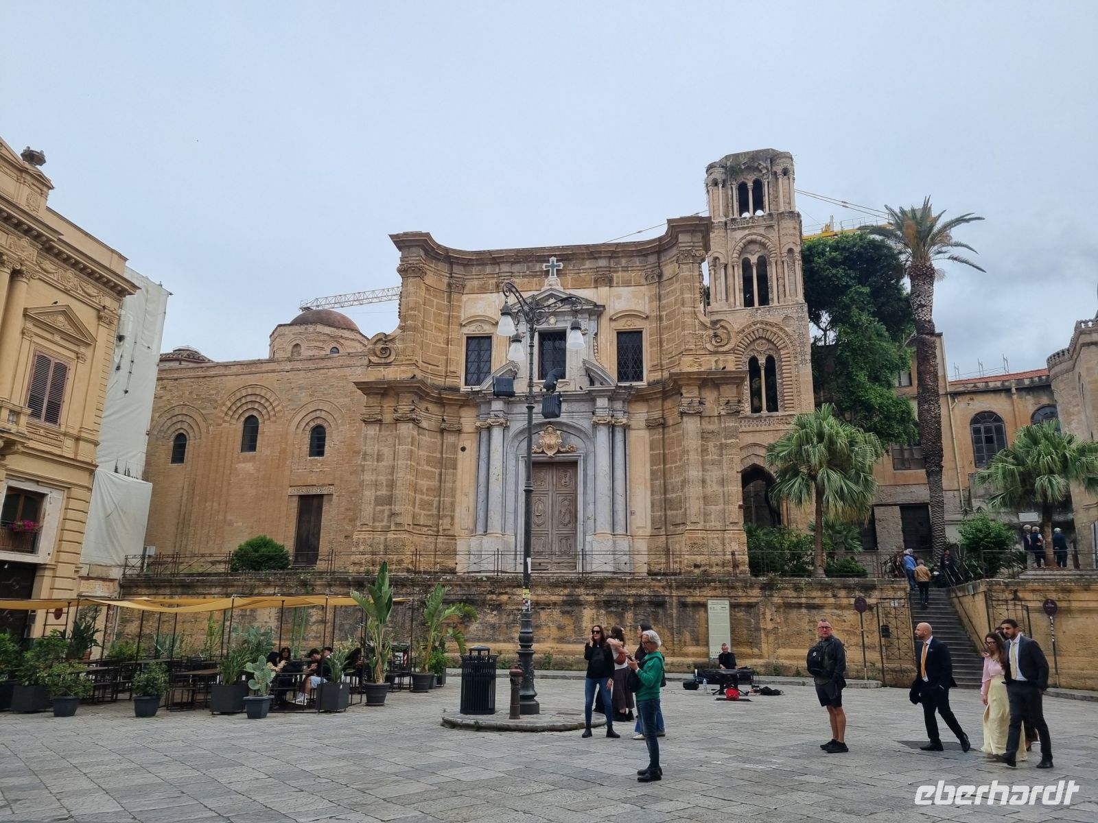 Insel Sizilien - Palermo (Piazza Bellini - Kirche Santa Maria dell’Ammiraglio bzw. Admiralskirche)