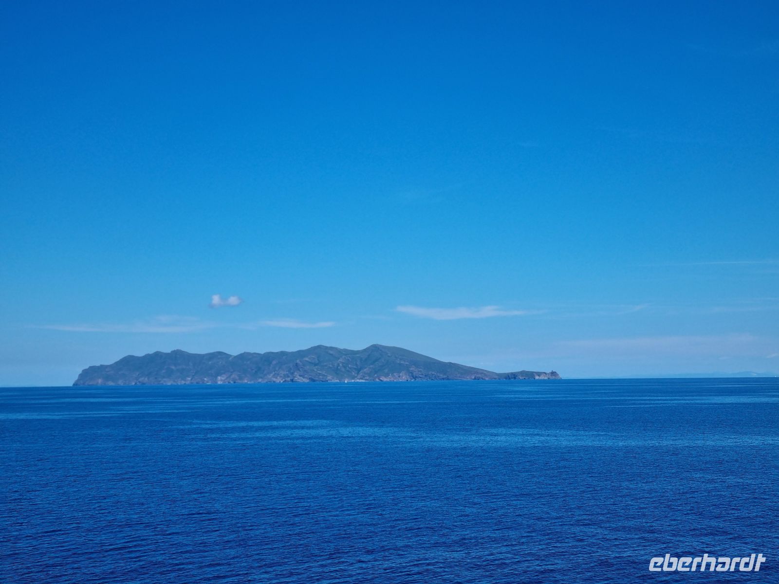 Fährüberfahrt von Palermo nach Genua - Insel  Capraia