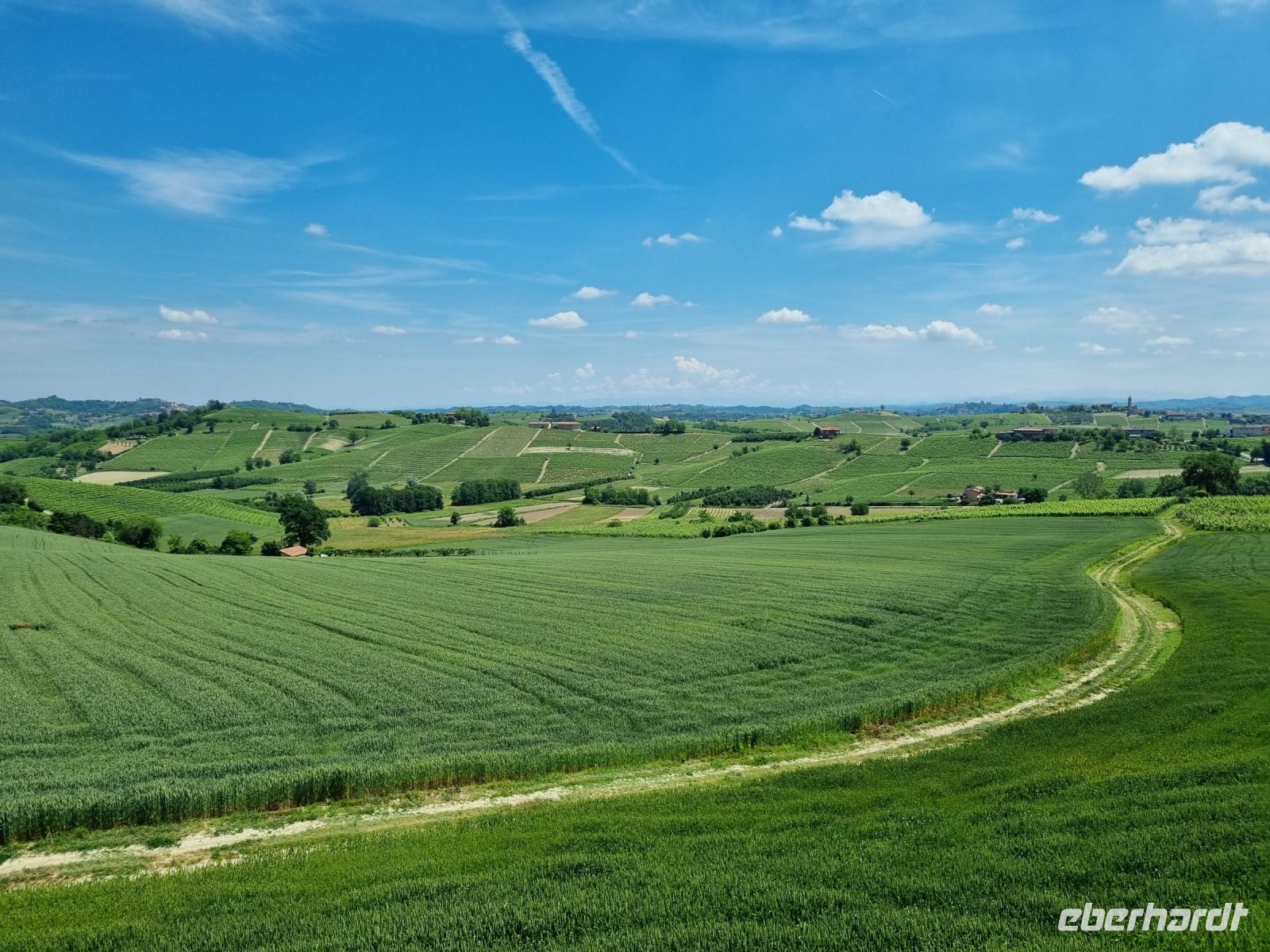 Piemont - Monferrato-Hügel bei Asti