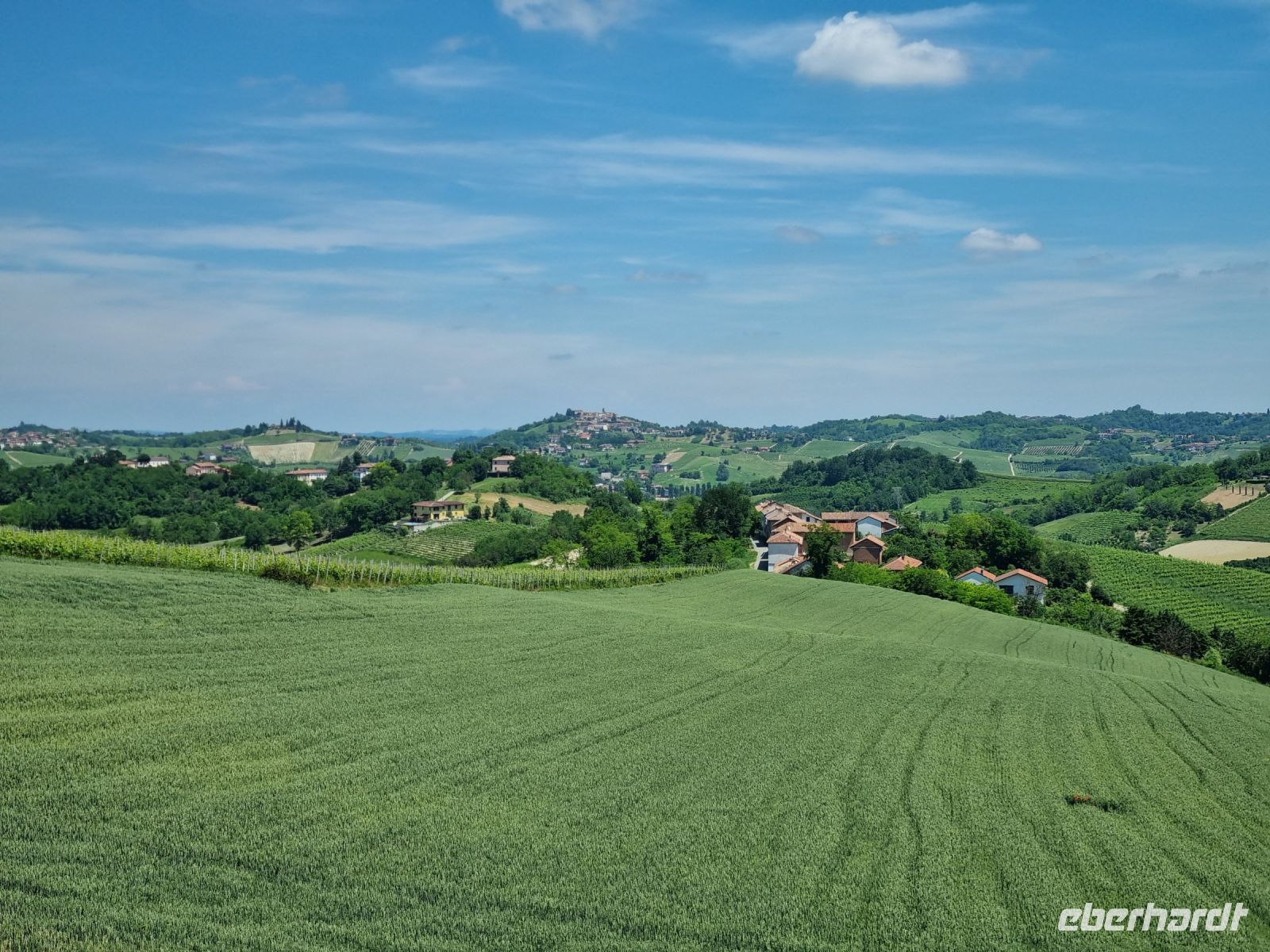 Piemont - Monferrato-Hügel bei Asti