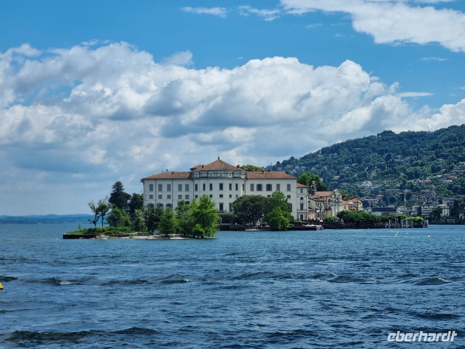 Lago Maggiore - Blick von der Fischerinsel zur Isola Bella
