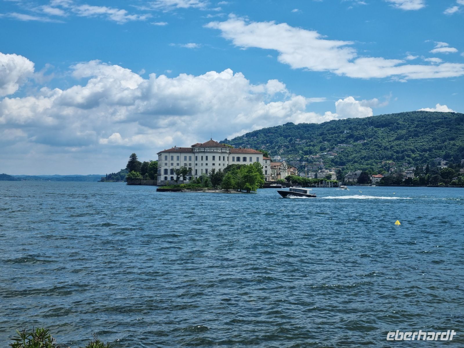 Lago Maggiore - Blick von der Fischerinsel zur Isola Bella