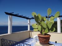 Massa Lubrense, Blick von der Hotelterrasse auf den Golf