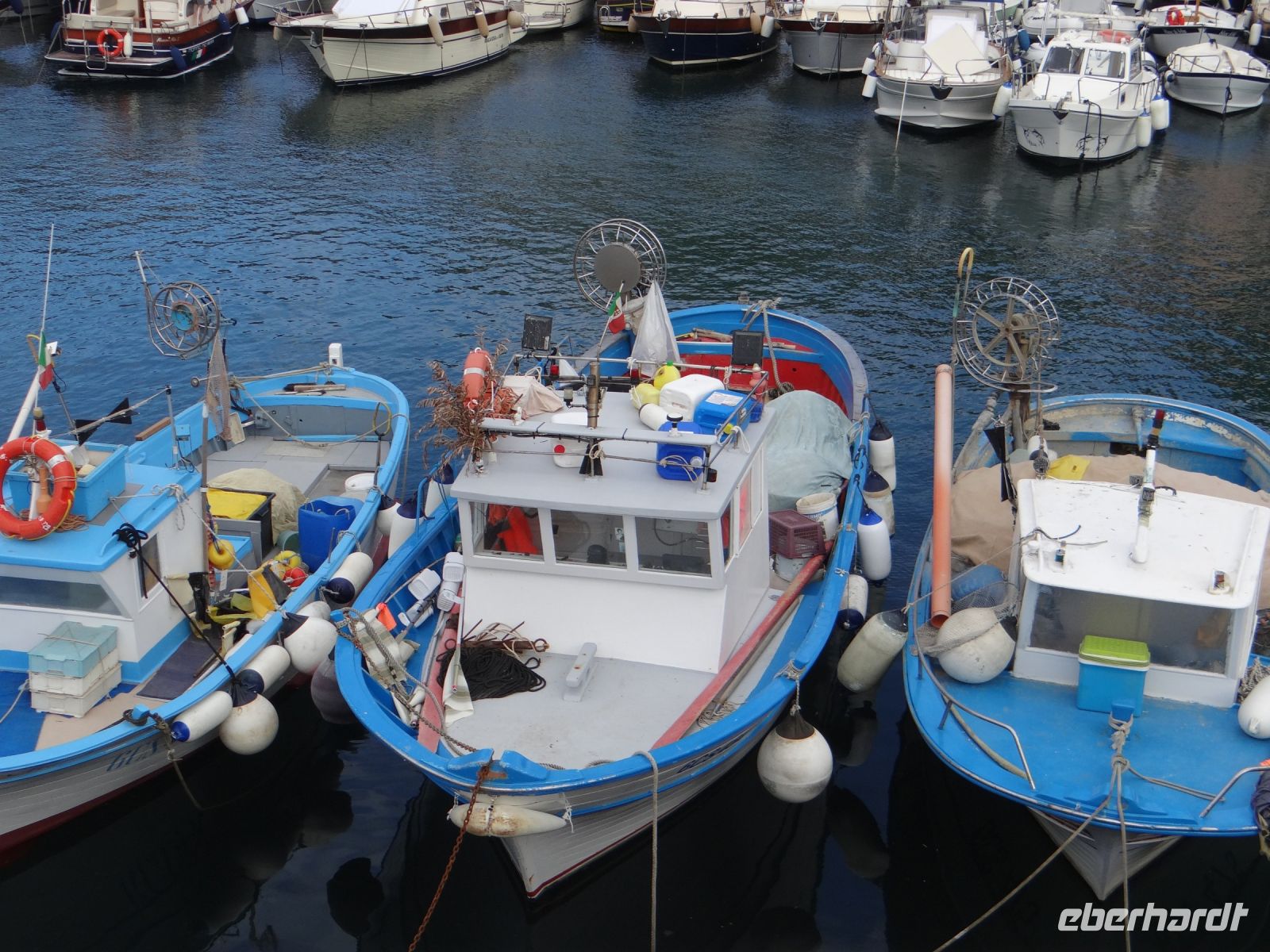 Massa Lubrense, Fischerboote in Matchboxgröße
