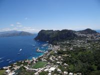 Anacapri. Blick von der Villa Munthe zur Marina Grande