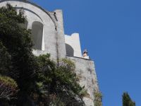 Anacapri. Blick zur Sphinx der Villa Munthe 