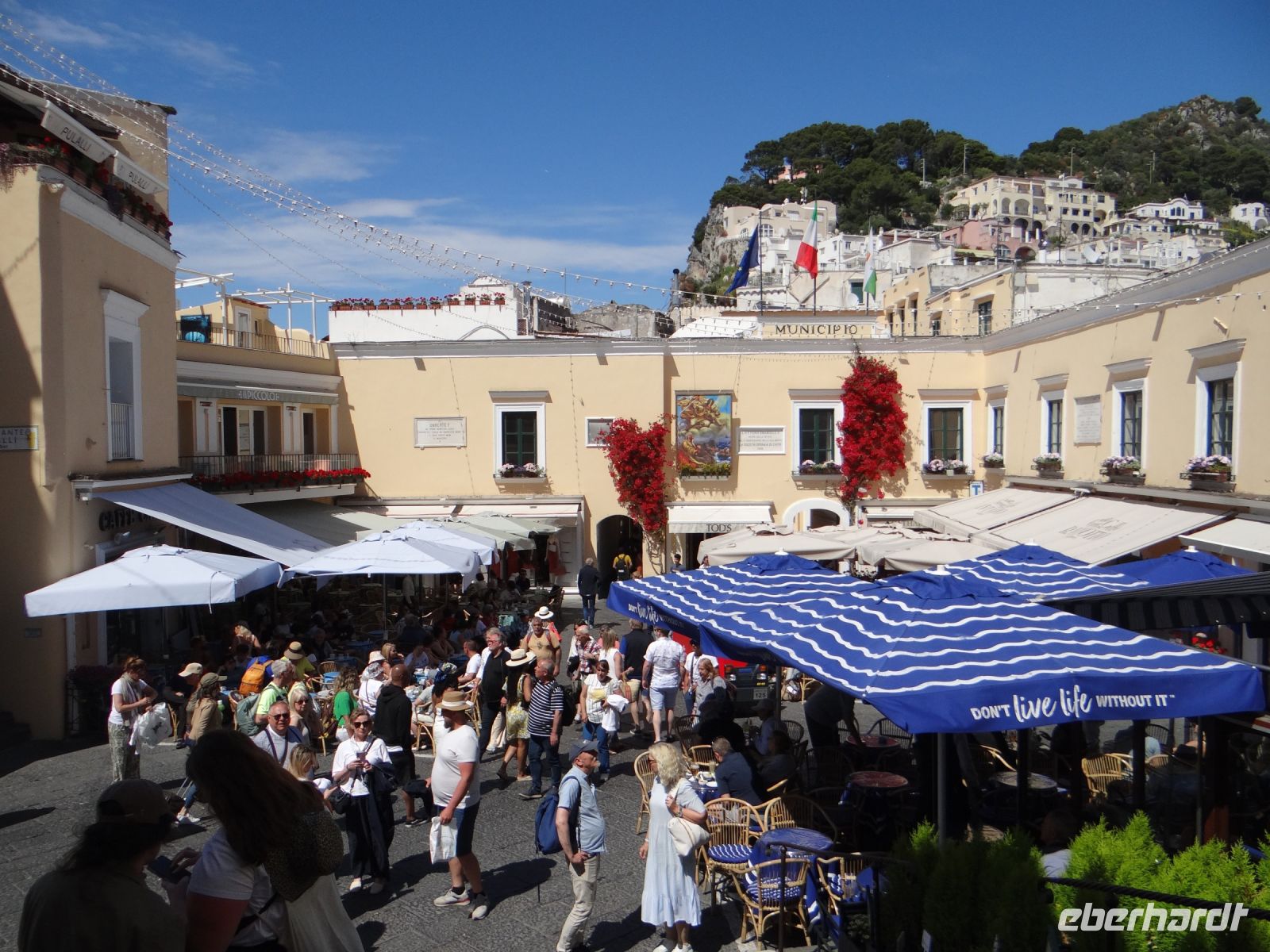 Capri, die Piazetta, das Wohnzimmer des Ortes