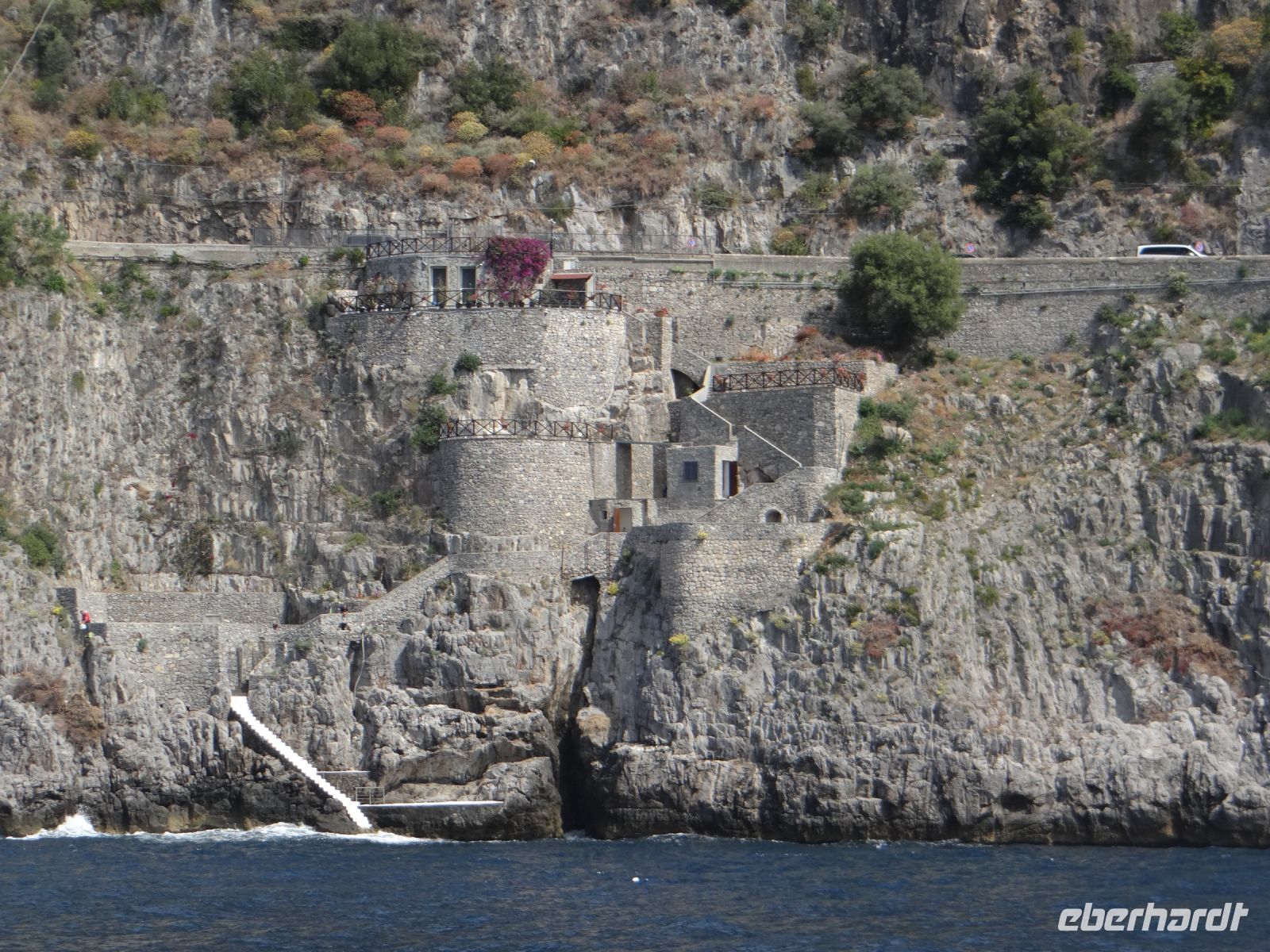 Amalfiküste, aus Stein gebaut
