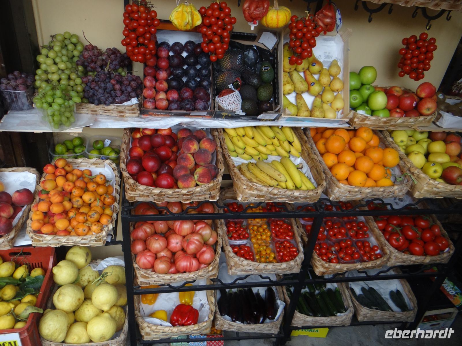 Positano, Obst und Gemüse, wie appetitlich
