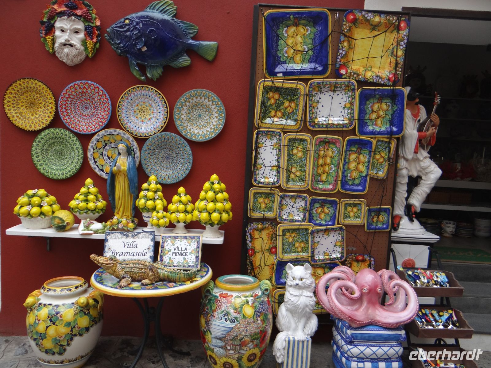 Positano, Keramik für jeden Geschmack