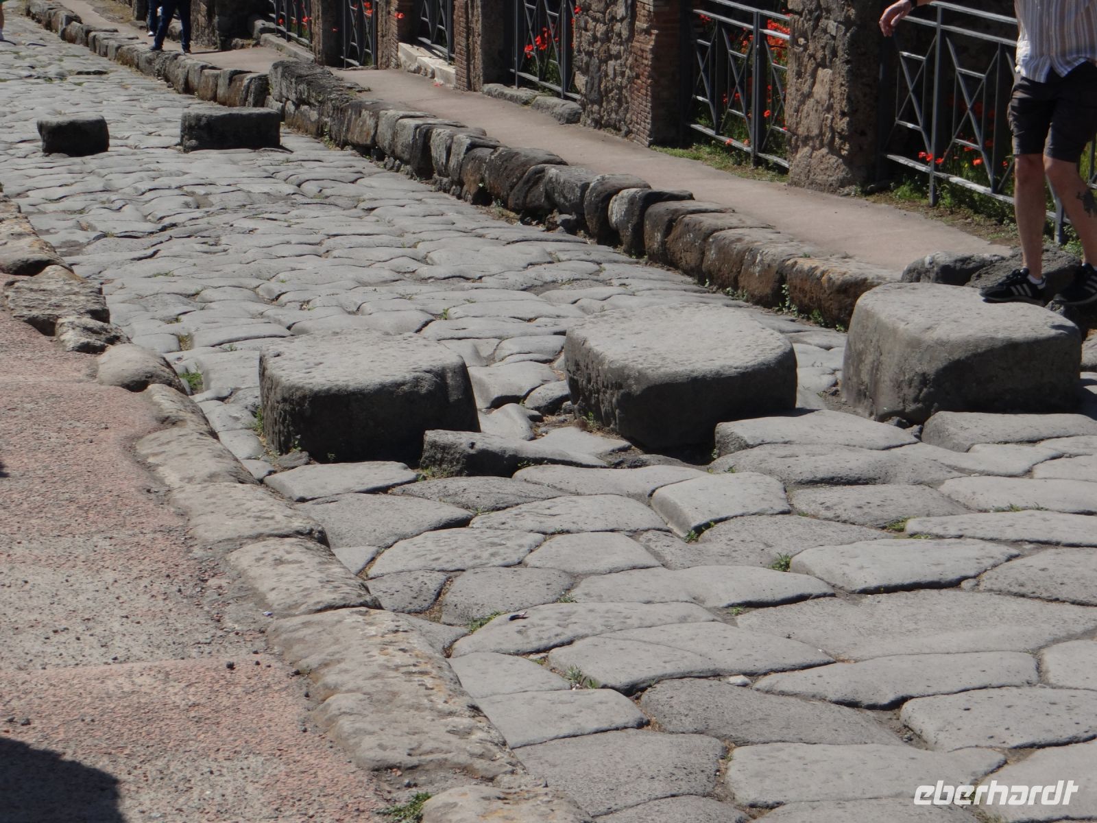 Pompeji, Zebrastreifen