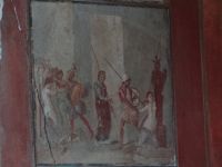 Pompeji, Wandmalerei in der Villa des Meleandro