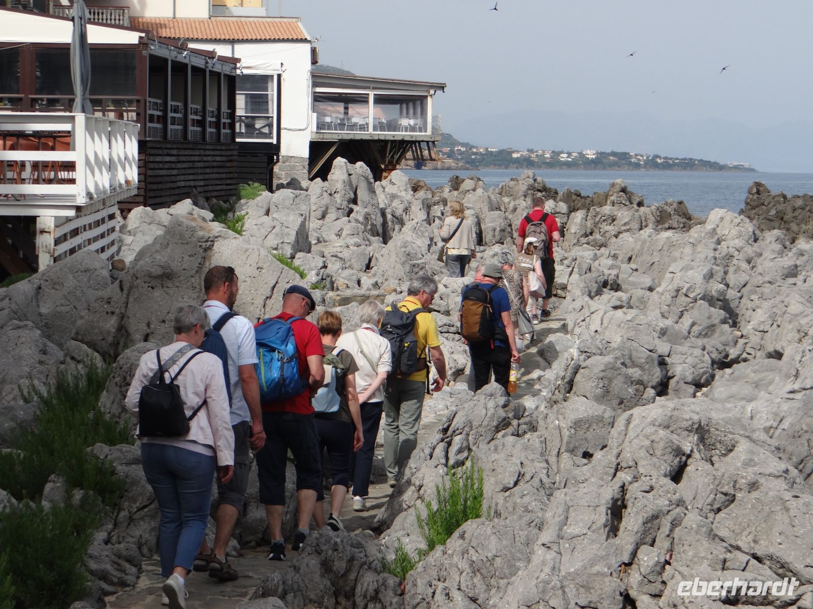 Cefalù, Spaziergang über die Klippen