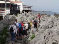 Cefalù, Spaziergang über die Klippen