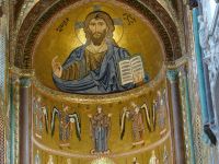 Cefalù, Domapsis mit byzantinischem Mosaikschmuck