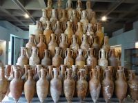 Lipari, Archäologisches Museum, Amphoren eines gesunkenen Schiffes