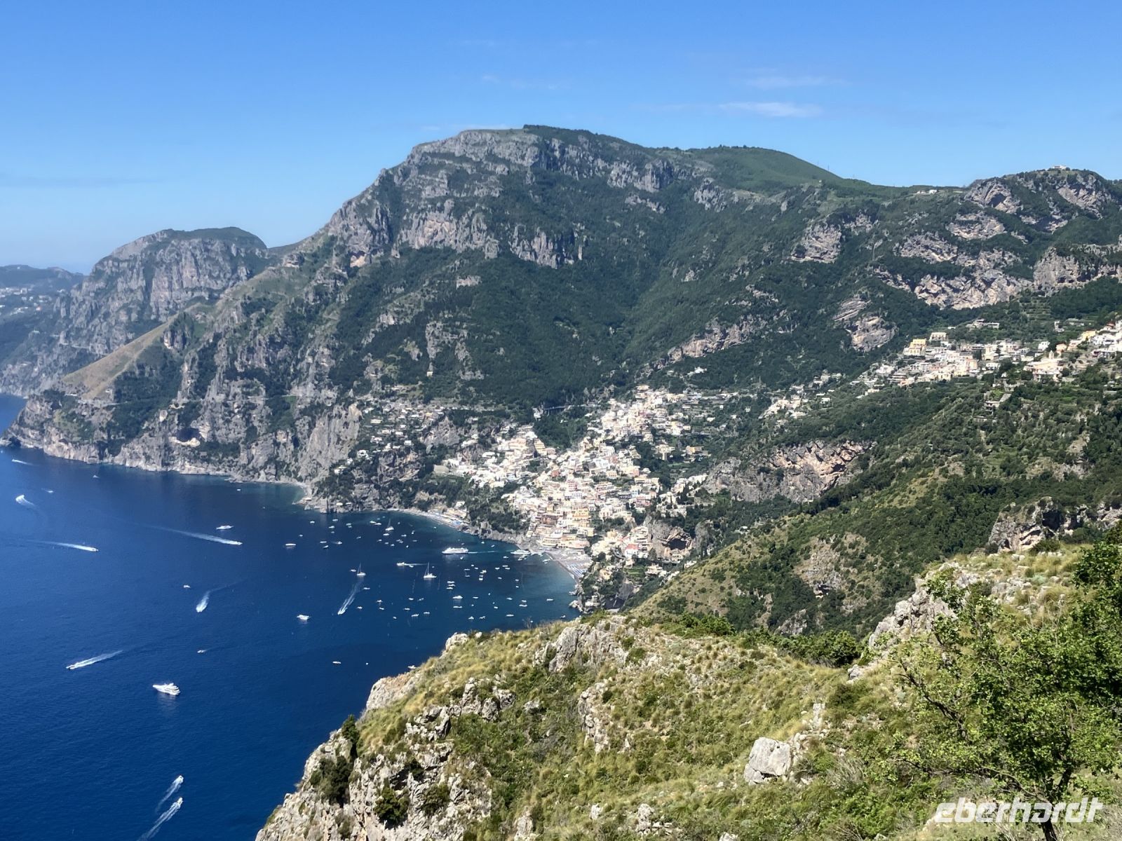 Blick auf Amalfi Stadt