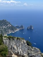 Blick auf die berühmten drei Felsen