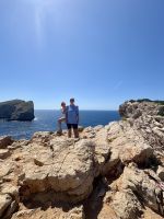 Aussichtspunkt am Capo Caccia mit Blick auf die Isola da Foradada