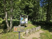 Ein Barfußweg im Nationalpark Stilfserjoch in den Dolomiten