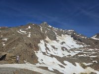 Noch liegt etwas Schnee auf dem Pejo 3000