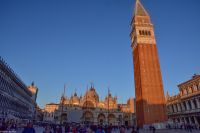 Venedig - Markusplatz in der Abenddämmerung