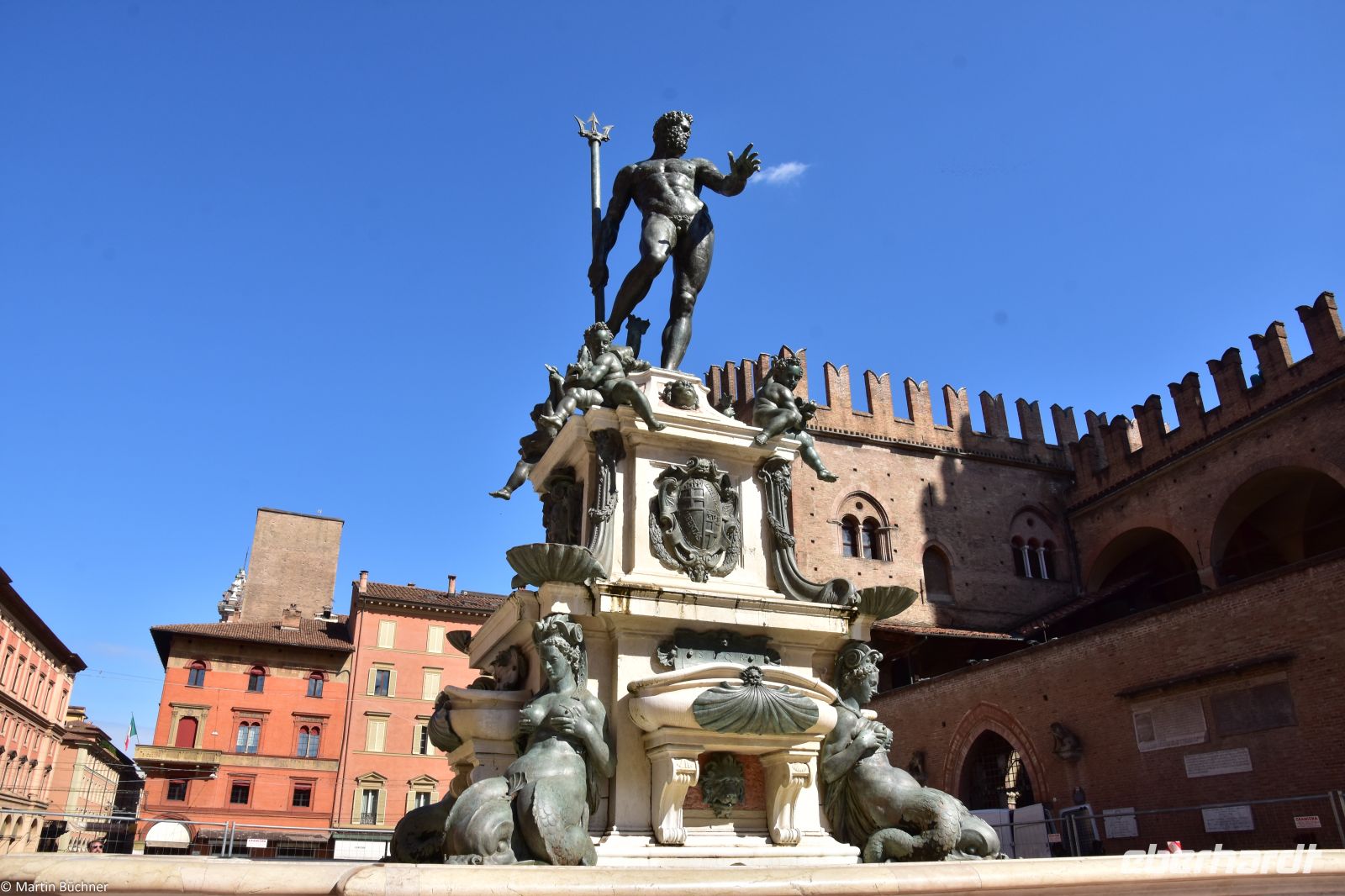 Bologna - die rote Stadt - Neptunbrunnen