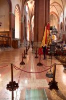 Bologna - Basilica di San Petronio - Meridian angelegt vom Physiker Cassini 