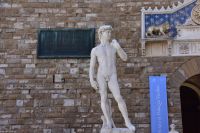 Florenz - Firenze - Rathausplatz mit David