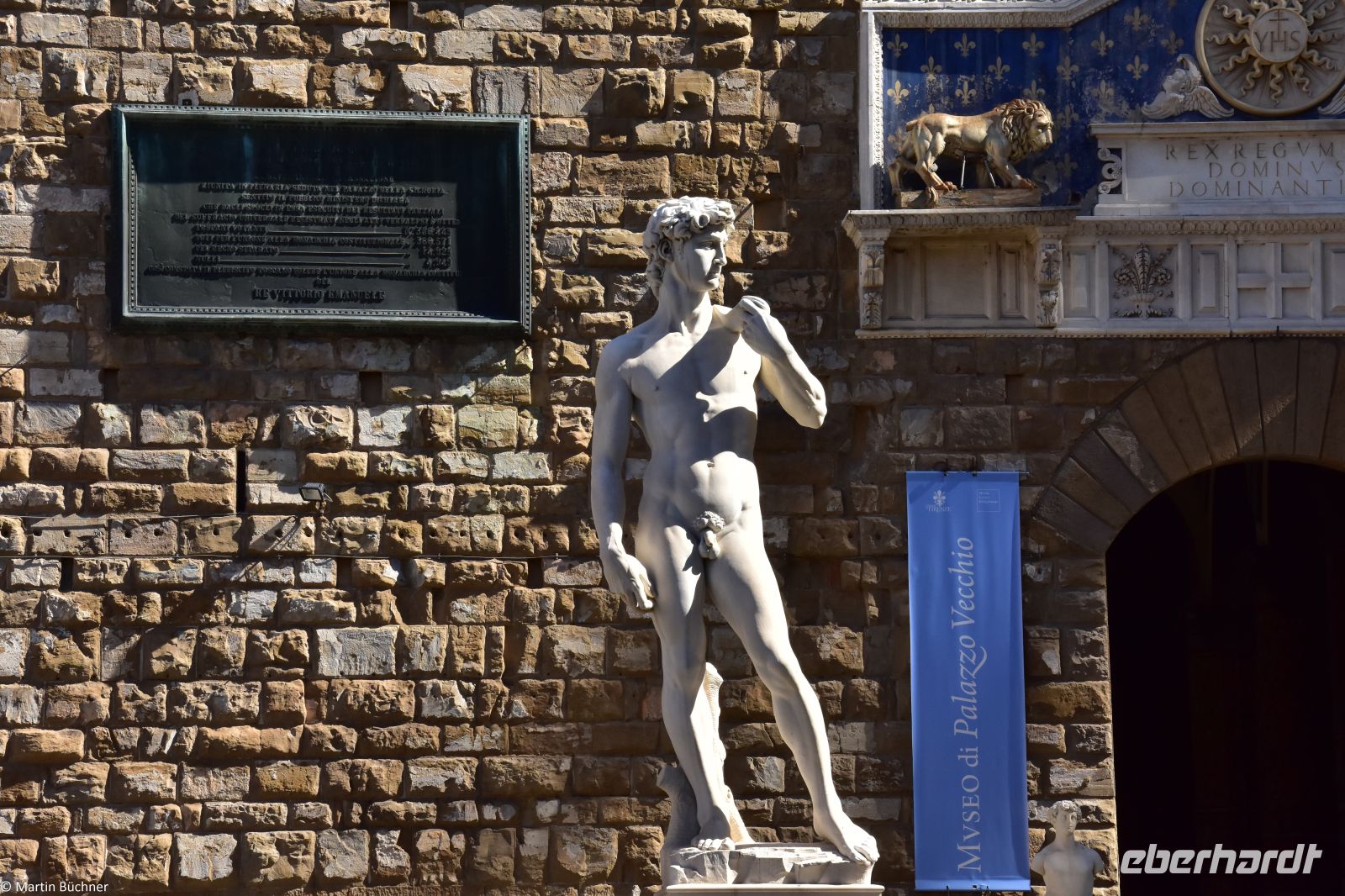 Florenz - Firenze - Rathausplatz mit David