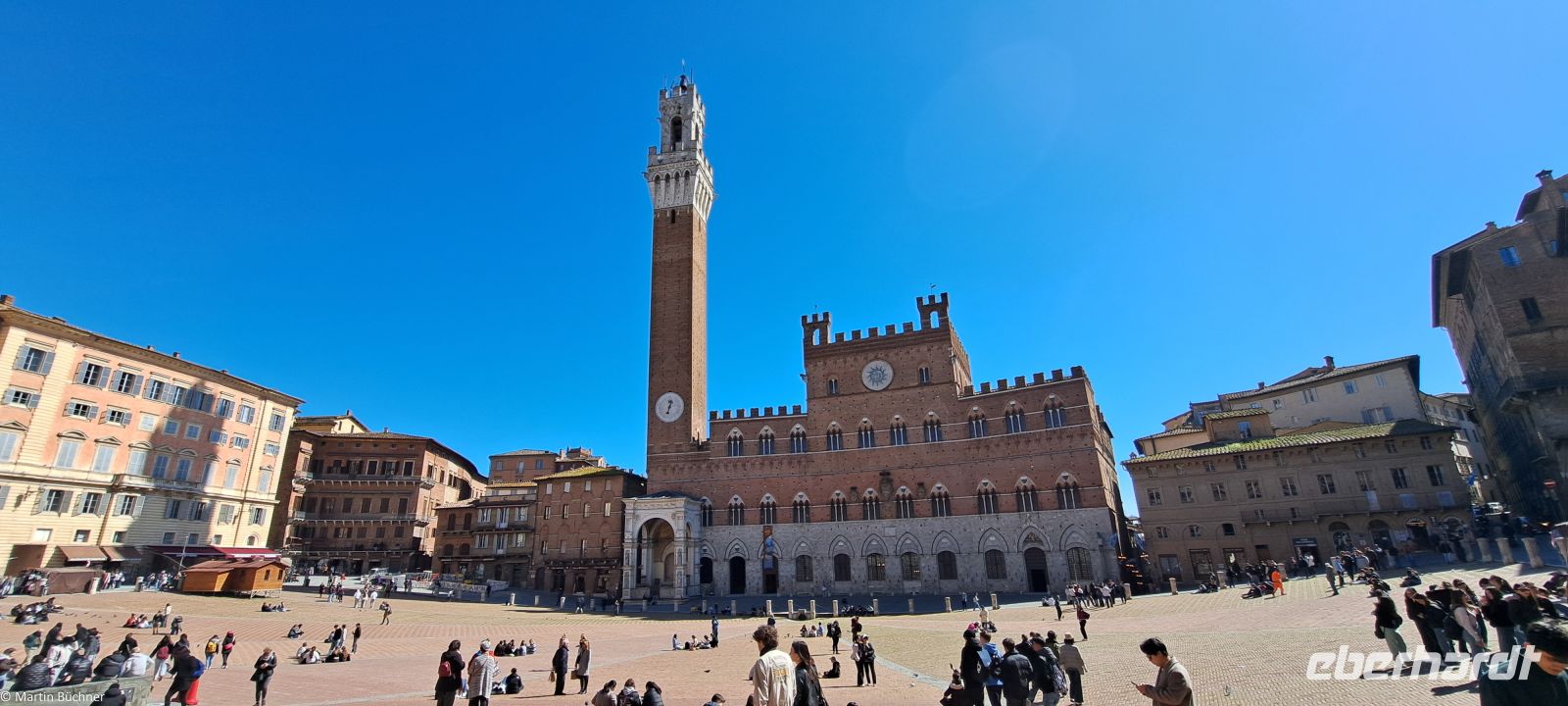 Toskana - Siena - Piazza del Campo - Stadion des Palio (Pferderennen)