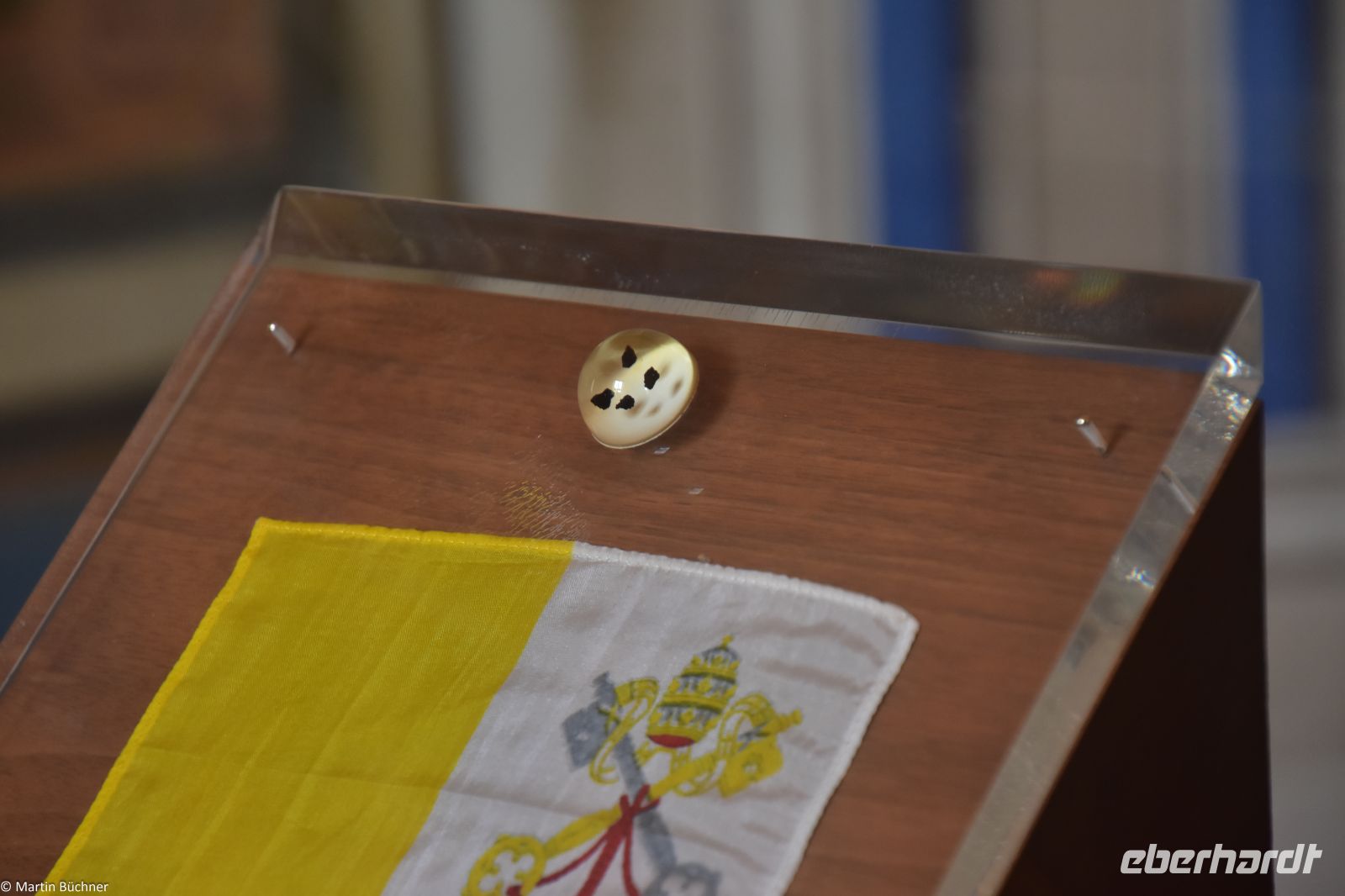 Vatikanische Museen - Mondgestein von Apollo 11