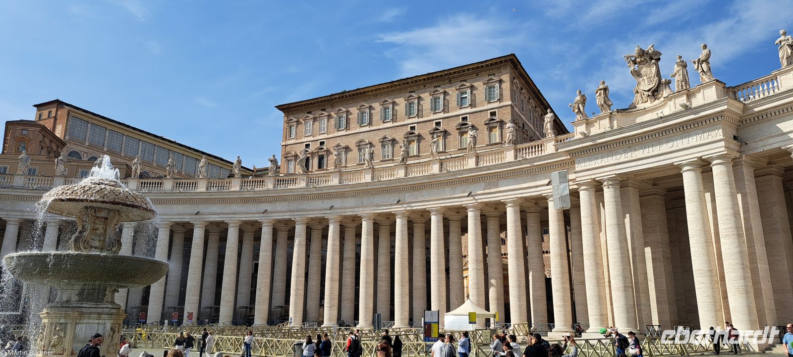 Vatikan - Petersplatz - Apostolischer Palast