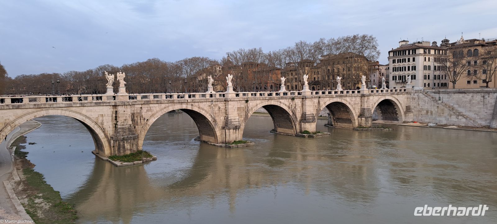 Rom - Engelsbrücke über den Tiber