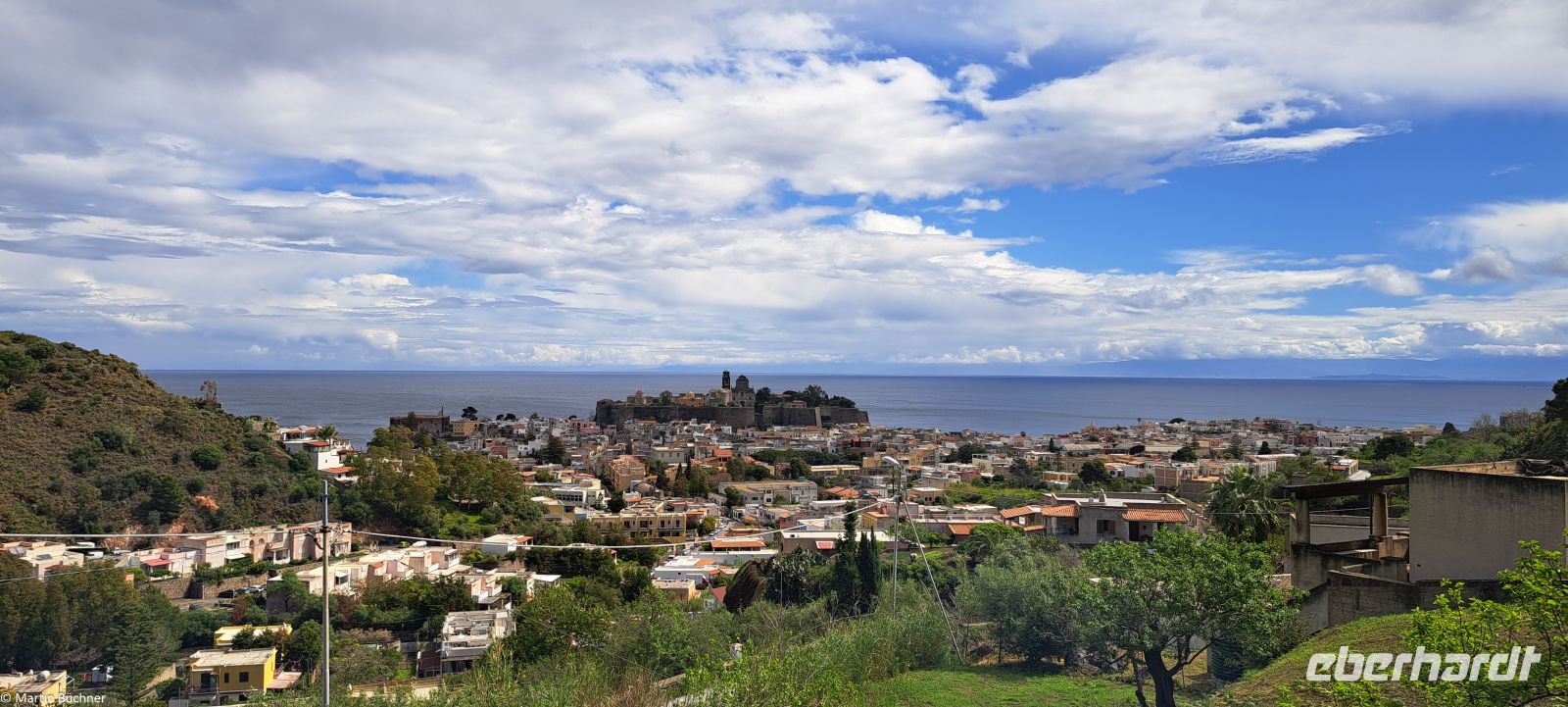 Äolischen Inseln - Lipari Stadt