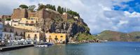 Äolischen Inseln - Insel Lipari - Kastell - Marina Corta