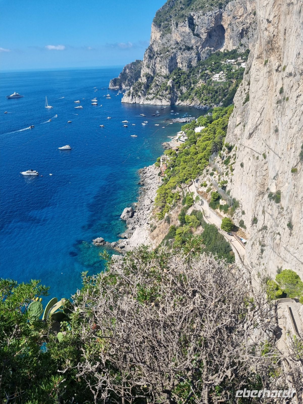 Capri-Zentrum (Blick vom Augustusgarten...) 