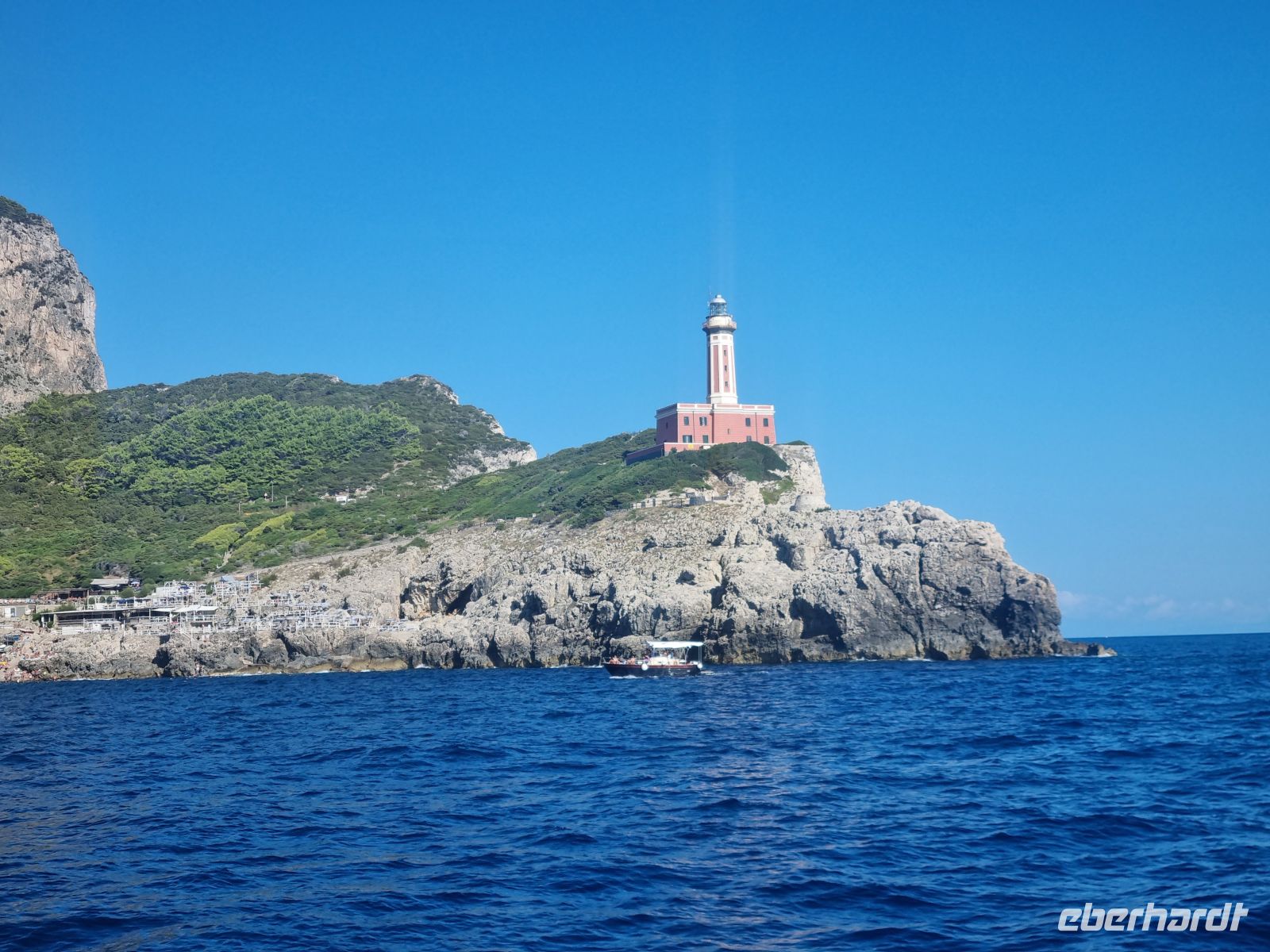 Insel-Rundfahrt Capri (Leuchtturm von Punta Carena)