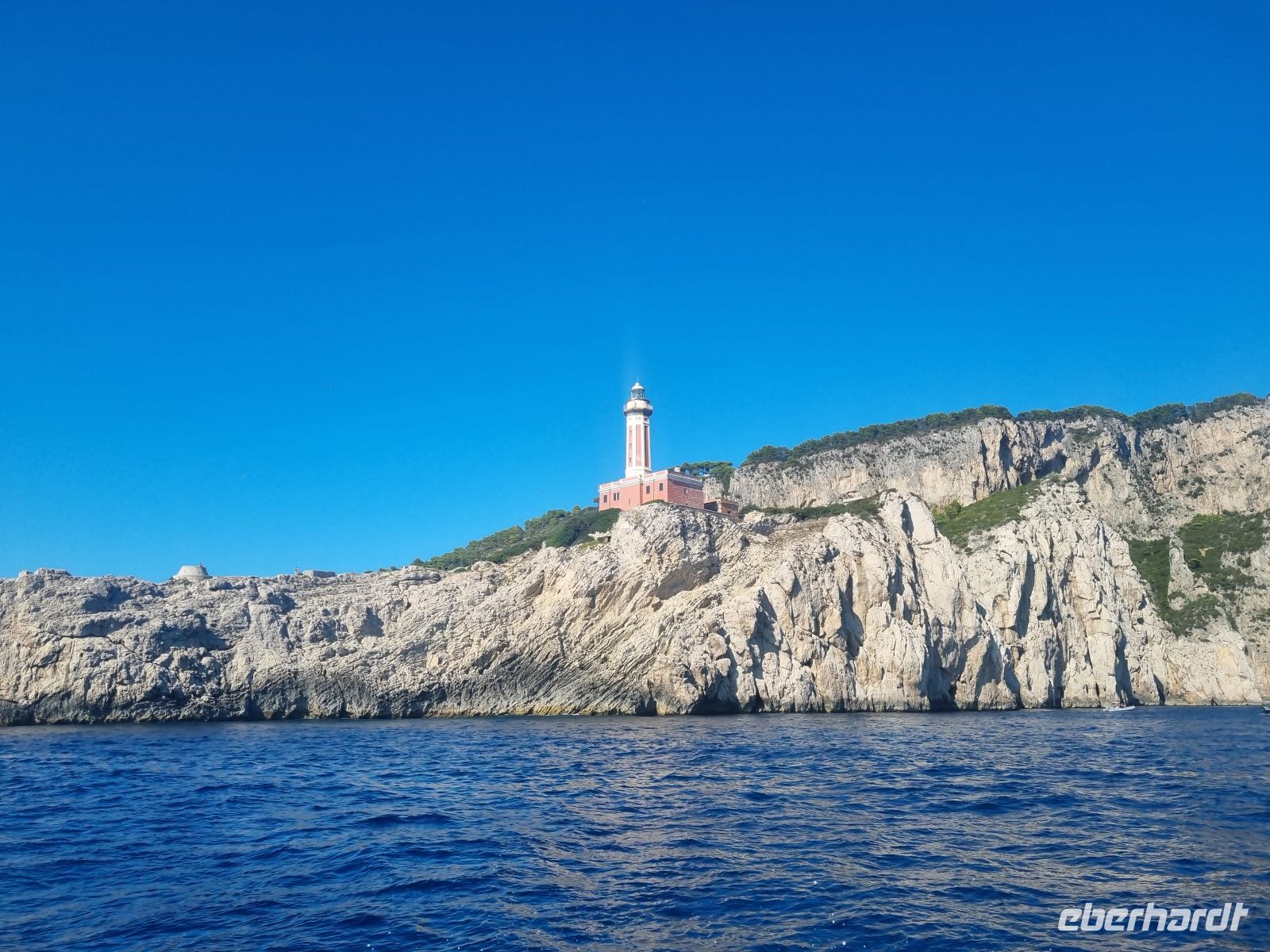 Insel-Rundfahrt Capri (Leuchtturm von Punta Carena)