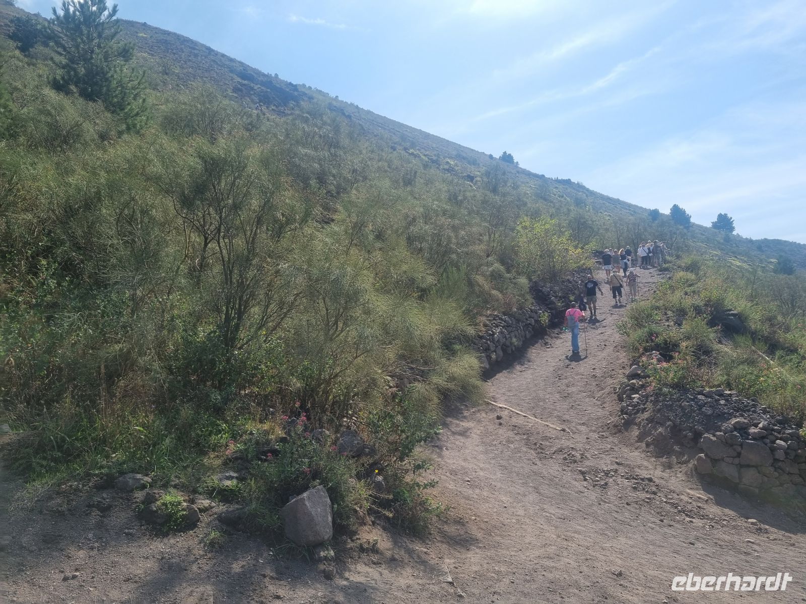 Aufstieg zum Vesuv...