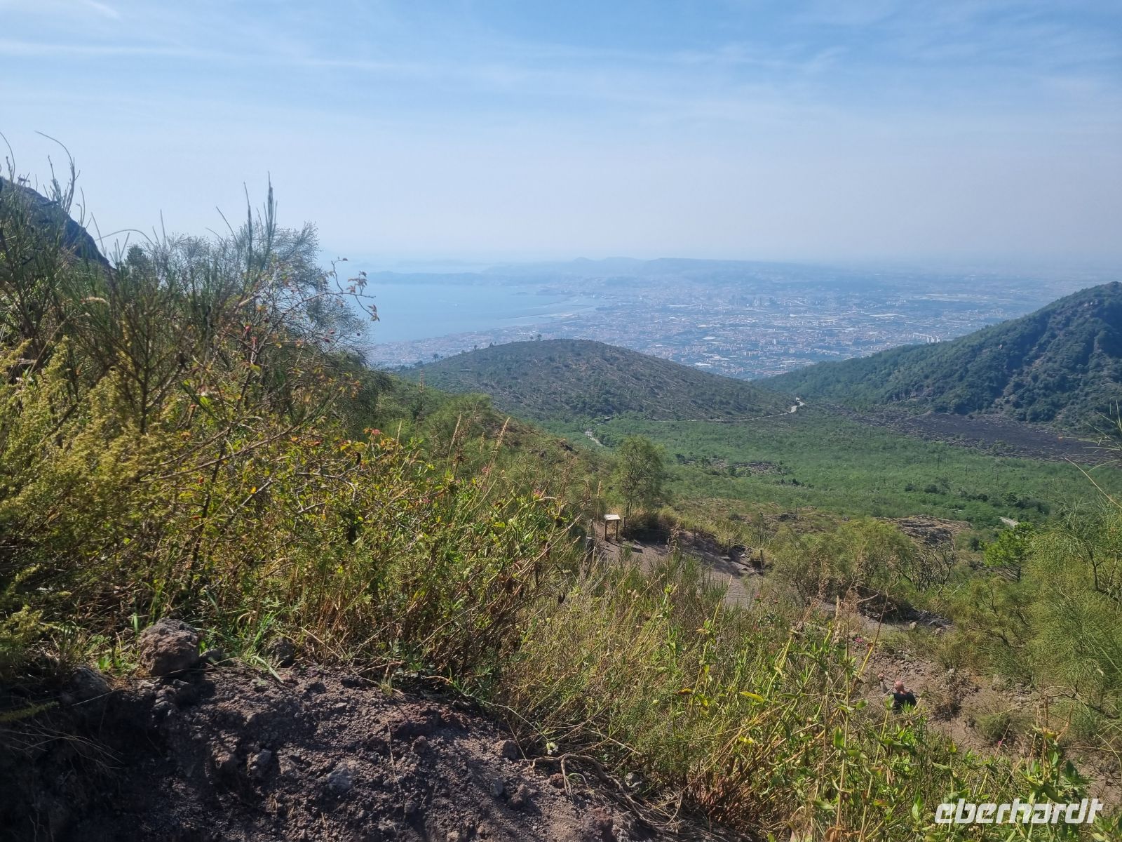 Aufstieg zum Vesuv...