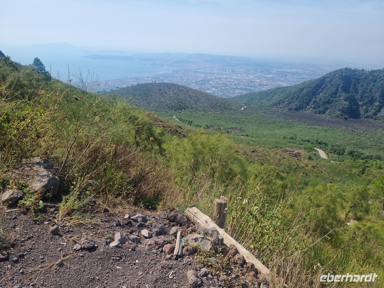 Aufstieg zum Vesuv...