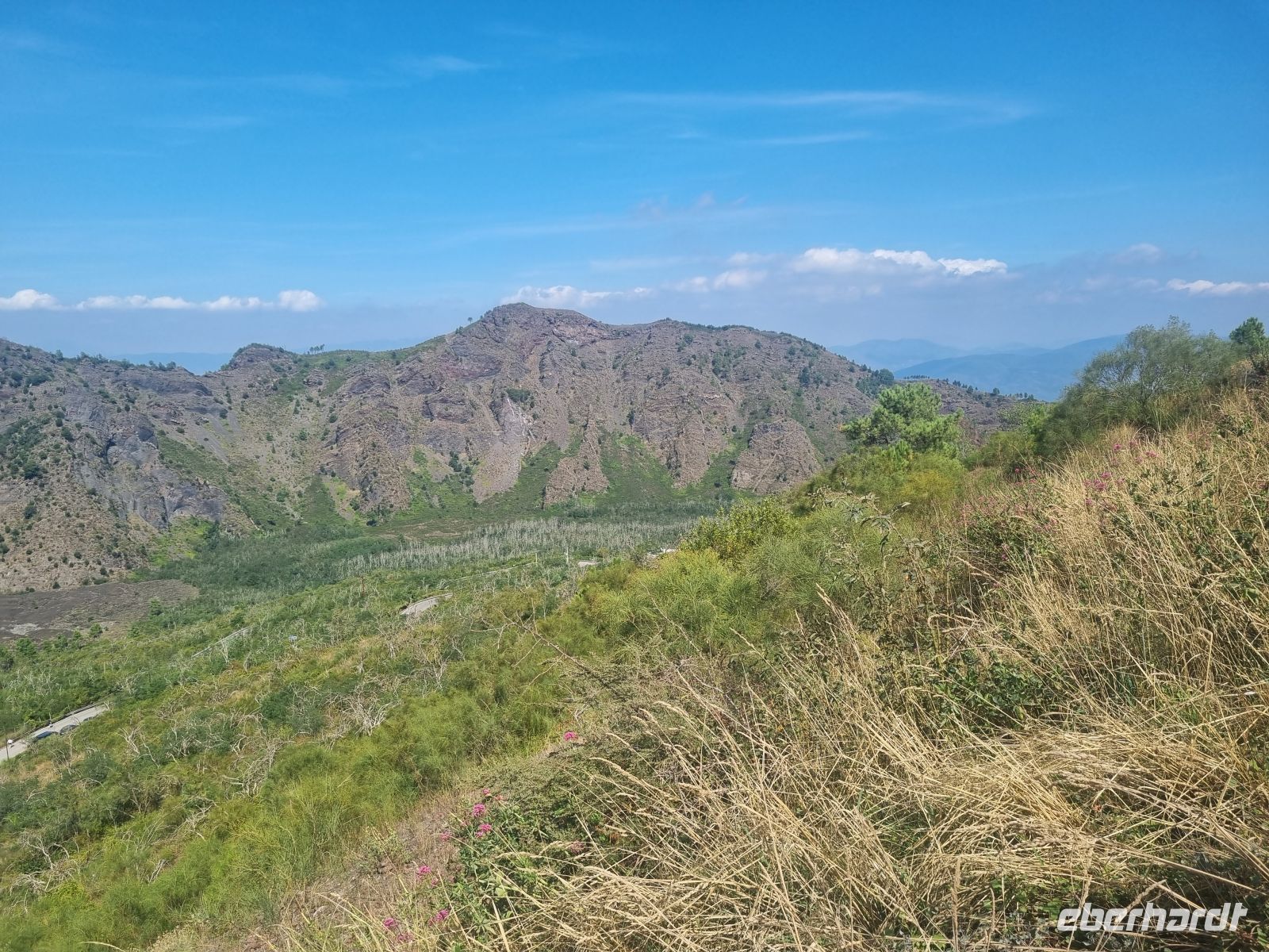 Aufstieg zum Vesuv...