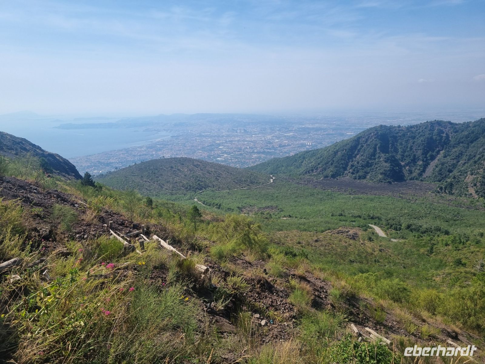 Aufstieg zum Vesuv...